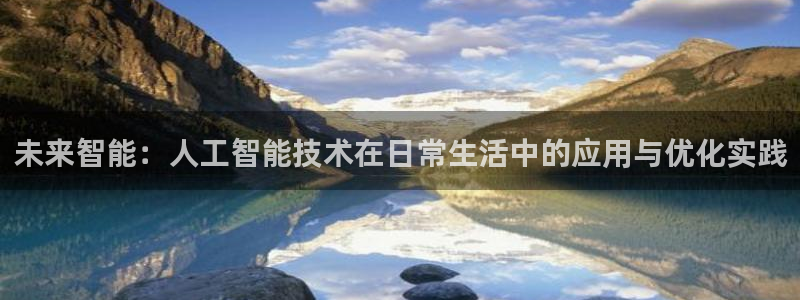 未来智能：人工智能技术在日常生活中的应用与优化实践